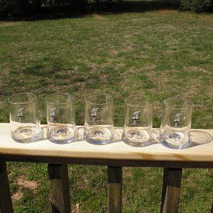 1970's BC Comic Caveman Set of Five 14 oz. Glasses